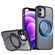iPhone 11 Wing Series MagSafe Magnetic Ring Holder Phone Case - Black