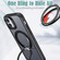 iPhone 11 Wing Series MagSafe Magnetic Ring Holder Phone Case - Black