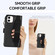 iPhone 11 Wristband Holder Zipper Purse RFID Leather Phone Case - Black