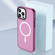 Skin Feel TPU + Frosted PC MagSafe Phone Case iPhone 11 - Plum Red