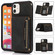 Three-fold Leather Phone Case with Card Slot & Wallet & Holder iPhone 11 - Black