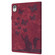 iPad mini 2024 / 2021 Butterfly Cat Embossing Leather Tablet Case - Red