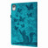 iPad mini 2024 / 2021 Butterfly Cat Embossing Leather Tablet Case - Sky Blue