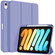 iPad mini 2024 / mini 6 3-fold TPU Smart Leather Tablet Case with Pen Slot - Lavender Purple