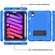 iPad mini 2024 / mini 6 Contrast Color Robot Silicone + PC Tablet Case - Blue Black