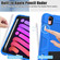 iPad mini 2024 / mini 6 Contrast Color Robot Silicone + PC Tablet Case - Blue Black