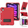 iPad mini 2024 / mini 6 Contrast Color Robot Silicone + PC Tablet Case - Red Black