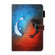 iPad mini 2024 / mini 6 Cross Texture Painted Smart Leather Tablet Case - Fish