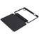 iPad mini 2024 / mini 6 Deformation Transparent Acrylic Horizontal Flip PU Leather Tablet Case with Multi-folding Holder & Sleep / Wake-up Function & Pen Slot - Black