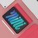 iPad mini 2024 / mini 6 Double-sided Matte Deformation TPU Tablet Leather Case with Holder & Sleep / Wake-up Function - Red