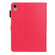 iPad mini 2024 / mini 6 Embossed Butterfly Pattern Smart Leather Tablet Case - Rose Red