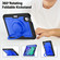iPad mini 2024 / mini 6 Honeycomb Hybrid Tablet Case with Handle Holder & Strap - Dark Blue