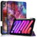 iPad mini 2024 / mini 6 Painted Pattern TPU Horizontal Flip Leather Tablet Case with Three-folding Holder & Pen Slot & Sleep / Wake-up Function - Milky Way