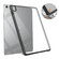 iPad mini 2024 / mini 6 PC+TPU Transparent Shockproof Tablet Case - Black