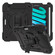 iPad mini 2024 / mini 6 Shockproof PC + Silicone Combination Tablet Case with Holder & Hand Strap & Shoulder Strap - Black