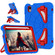 iPad mini 2024 / mini 6 Silicone + PC Shockproof Protective Tablet Case - Blue Red