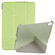 iPad mini 2024 / mini 6 Silk Texture Horizontal Deformation Flip Tablet Leather Case with Holder - Green