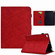 iPad mini 5/4/32/1 Rhombus TPU Smart Leather Tablet Case - Red