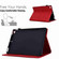 iPad mini 5/4/32/1 Rhombus TPU Smart Leather Tablet Case - Red