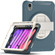 iPad mini 6 / mini 2024 360 Degree Rotation PC + TPU Protective Tablet Case with Holder & Hand-strap - Cornflower Blue