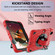iPad mini 6 / mini 2024 Bat Hand Grip Turntable Stand Tablet Case - Red Black