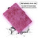 iPad mini 6 / mini 2024 Cartoon Sakura Cat Embossed Smart Leather Tablet Case - Rose Red