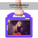 iPad mini 6 / mini 2024 Children EVA Shockproof Tablet Case with Thumb Bracket - Purple