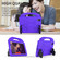 iPad mini 6 / mini 2024 Children EVA Shockproof Tablet Case with Thumb Bracket - Purple