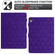 iPad mini 6 / mini 2024 Diamond Texture Embossed Leather Smart Tablet Case - Purple