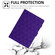iPad mini 6 / mini 2024 Diamond Texture Embossed Leather Smart Tablet Case - Purple