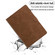 iPad mini 6 / mini 2024 Honeycomb Embossed Leather Smart Tablet Case - Brown