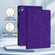 iPad mini 6 / mini 2024 Honeycomb Embossed Leather Smart Tablet Case - Purple