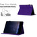 iPad mini 6 / mini 2024 Honeycomb Embossed Leather Smart Tablet Case - Purple
