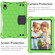 iPad mini 6 / mini 2024 Honeycomb EVA Hybrid PC Tablet Case with Strap - Green+Black