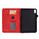 iPad mini 6 / mini 2024 Rhombus Embossed Leather Smart Tablet Case - Red