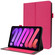 iPad mini 6 / mini 2024 Two-Folding Holder Business Leather Tablet Case - Rose Red