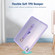 iPad mini 6 / mini 2024 Wristband Holder PC Hybrid TPU Soft Tablet Case - Purple