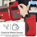 iPhone 7 / 8 / SE 2022 AwQuer Horizontal Flip Card Bag Holder Leather Phone Case - Red