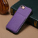 iPhone 7 / 8 / SE 2022 D04 Calf Texture Dual Card Slot Holder Phone Case - Purple