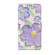 iPhone 7 / 8 / SE 2022 Fresh Painted Leather Phone Case - Oil Painting Purple Flowers