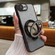 iPhone 7 / 8 / SE 2022 Plated Mirror Holder Gradient Glitter MagSafe Phone Case - Black