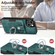 iPhone SE 2022 / 2020 / 7 / 8 Retro Skin-feel Ring Card Wallet Phone Case - Green