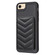 iPhone SE 2022 / 2020 / 8 / 7 BF26 Wave Pattern Card Bag Holder Phone Case - Black