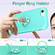 iPhone SE 2022 / 2020 / 8 / 7 L2 Rotating Ring Holder Magnetic Phone Case - Mint Green
