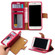 iPhone SE 2022 / SE 2020 / 8 / 7 Crazy Horse Texture Detachable Magnetic Back Cover Horizontal Flip Leather Case with Holder & Card Slots & Photo Frame & Wallet - Red