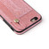 iPhone SE 2022 / SE 2020 / 8 / 7 Glitter Powder PU+TPU Shockproof Protective Case with Holder & Card Slots & Wrist Strap - Pink