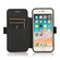 iPhone SE 2022 / SE 2020 / 8 / 7 Push Window Double Buckle PU + Silicone Horizontal Flip Leather Case with Holder & Card Slot - Black