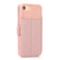 iPhone SE 2022 / SE 2020 / 8 / 7 Push Window Double Buckle PU + Silicone Horizontal Flip Leather Case with Holder & Card Slot - Rose Gold