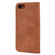 iPhone SE 2022 / SE 2020 / 8 / 7 Skin Feel Splicing Leather Phone Case - Brown