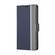iPhone SE 2022 / SE 2020 / 8 / 7 Twill Texture Side Button Leather Phone Case - Blue